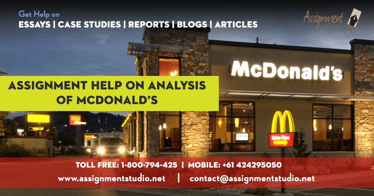McDonalds Assignment Help