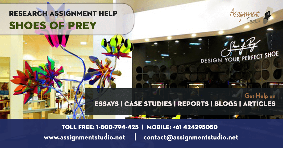 Research Assignment help on Shoes of Prey