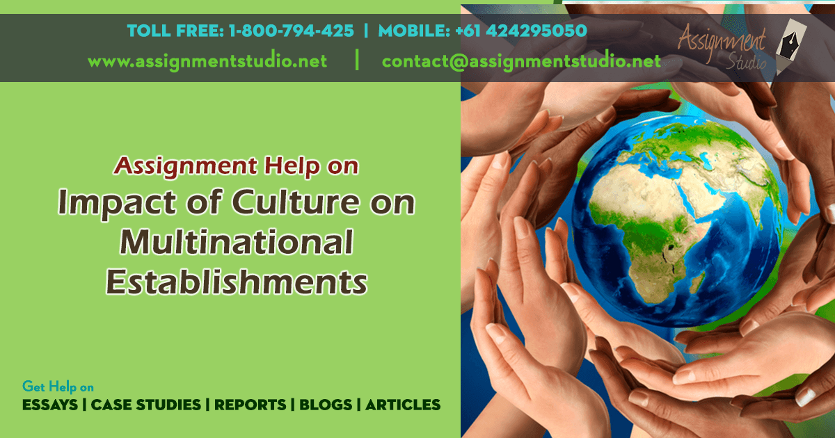 Impact of Culture on Multinational Establishments