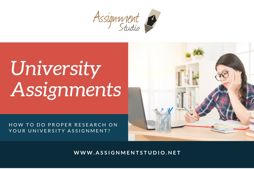 how to do assignment for university