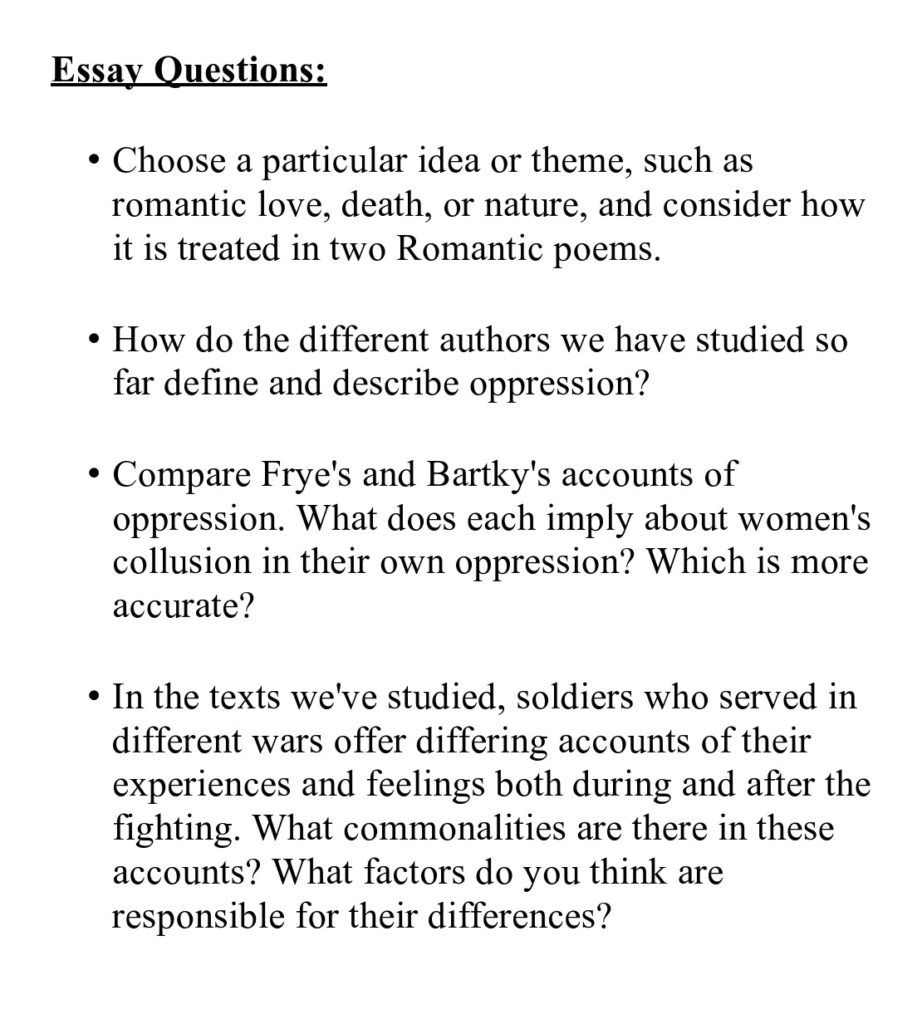 short answer vs essay questions