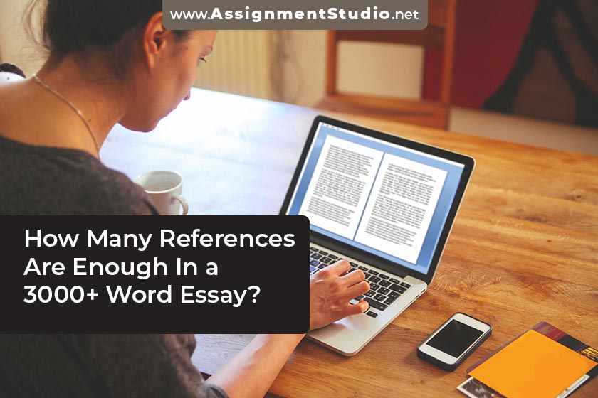 how many references for a 3000 word essay