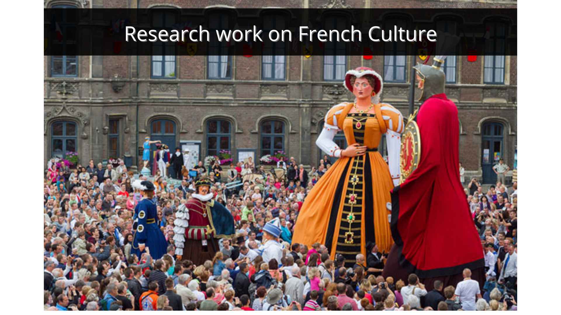 research work on French culture