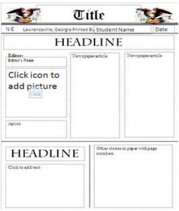 news article template