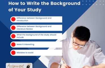 How to Write the Background of Your Study