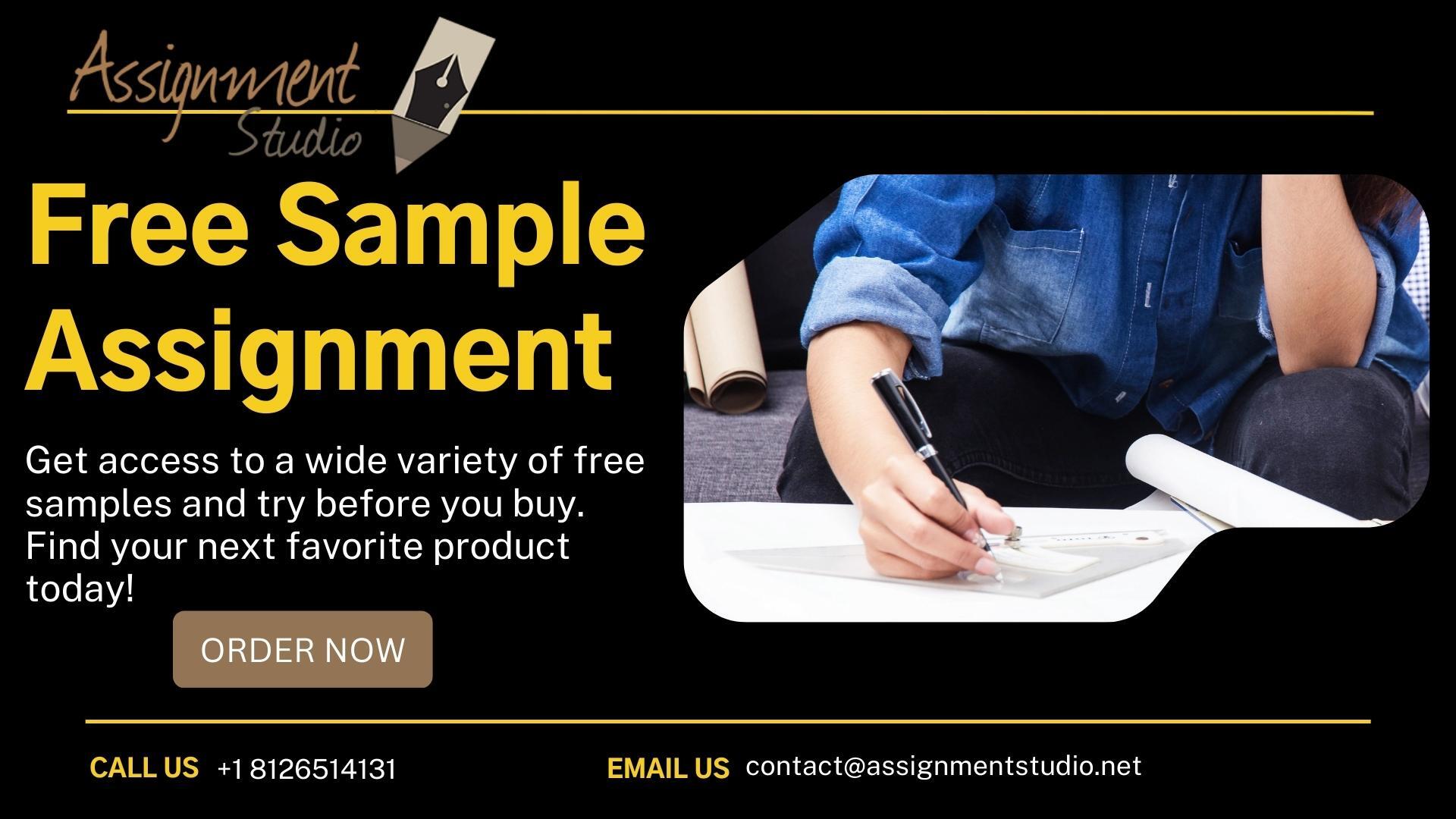 Free Sample Assignment