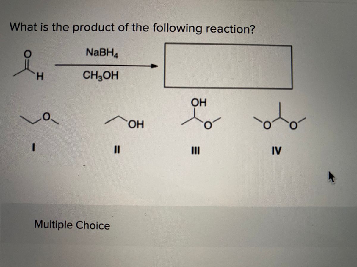 What is the product of the following reaction?