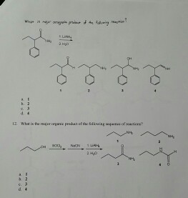 What Is Major Product Of The Following Reaction? What Is The Major Product Of The Following Sequence Of Reactions?