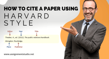 How to cite a paper using Harvard style referencing