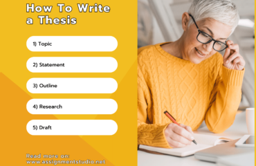 How To Write a Thesis